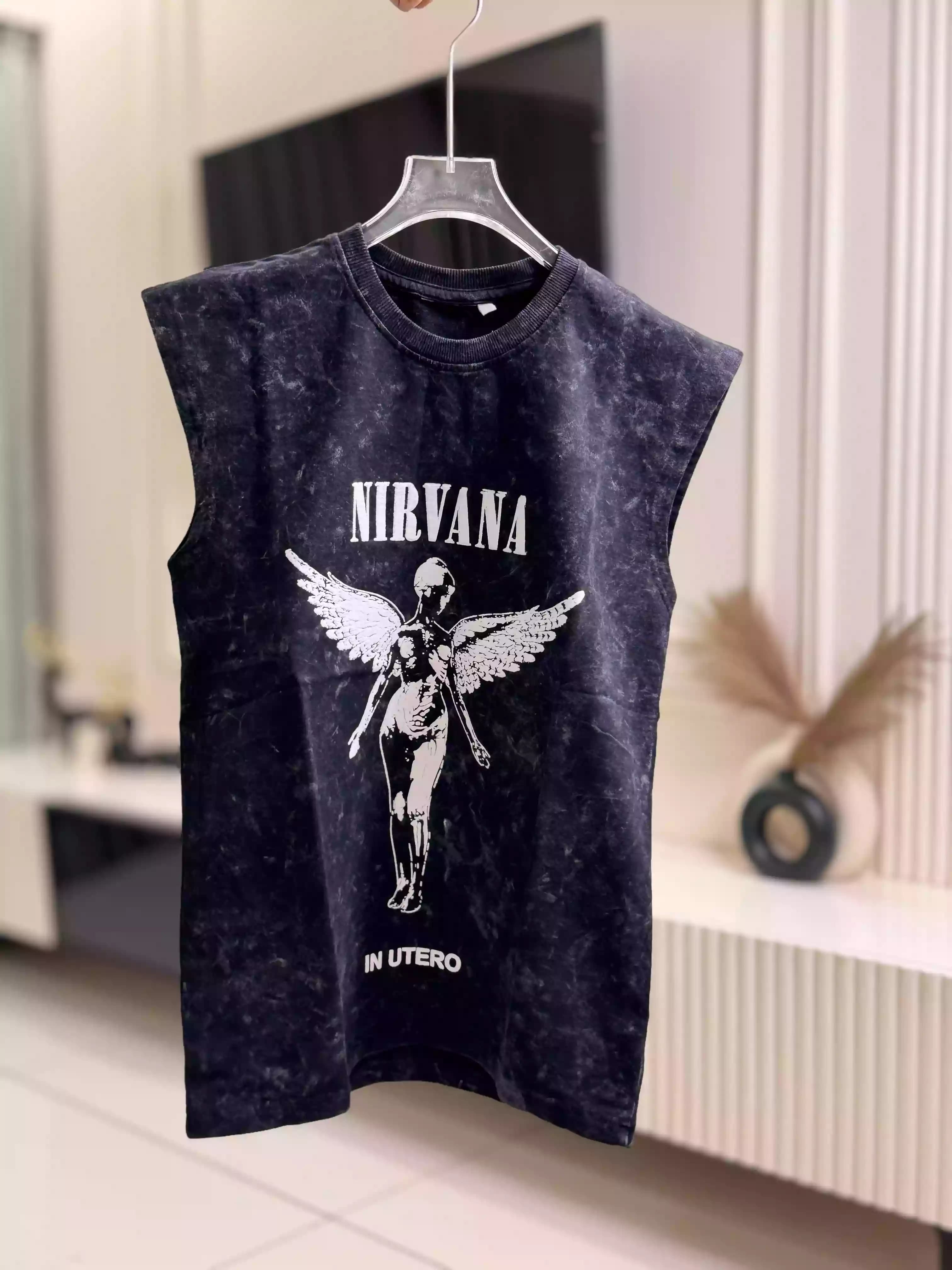 Brooklyn Blue Acid Washed Muscle Tank