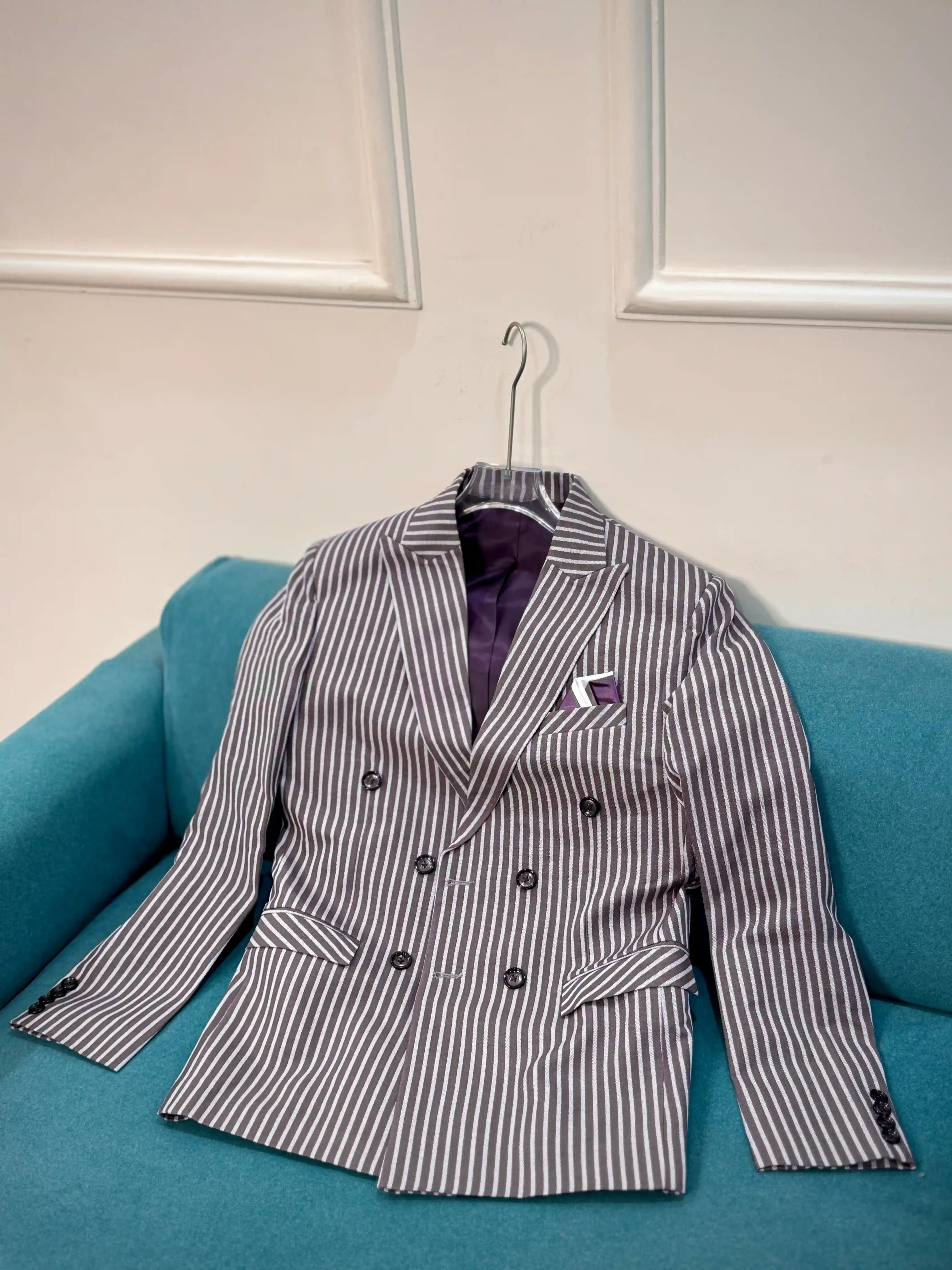 Plum Purple GC Double-breasted Blazer