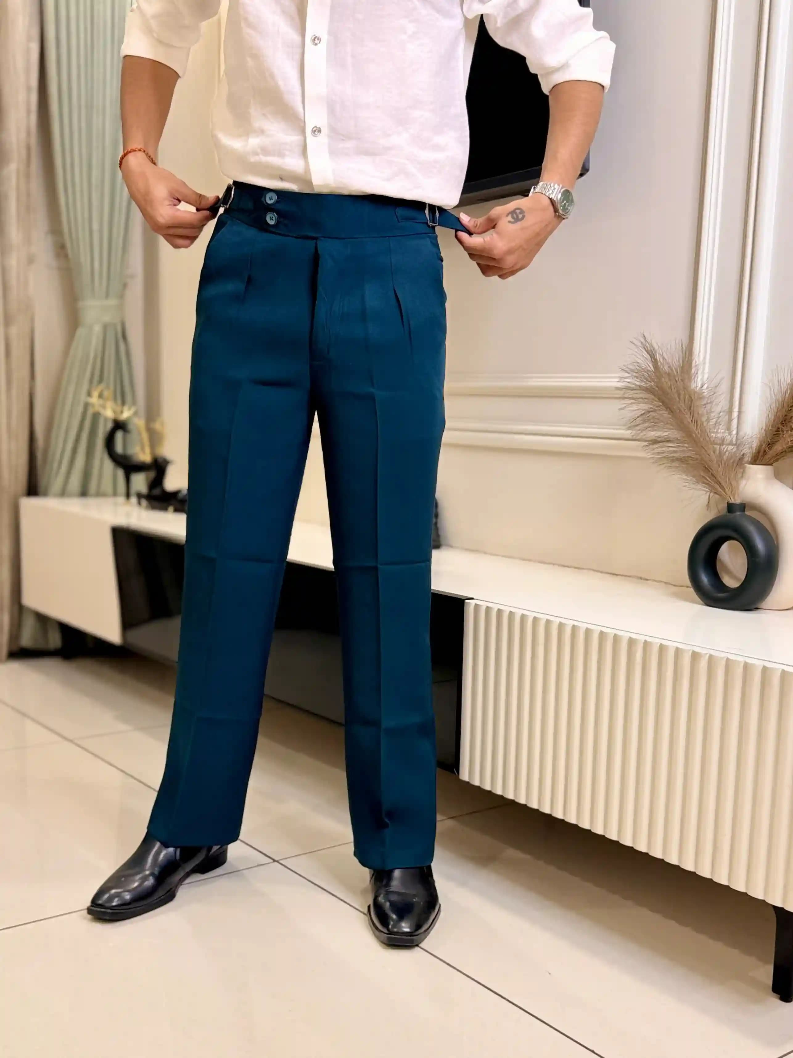 Rama Peacock GC Gurkha Bell-bottom Pant