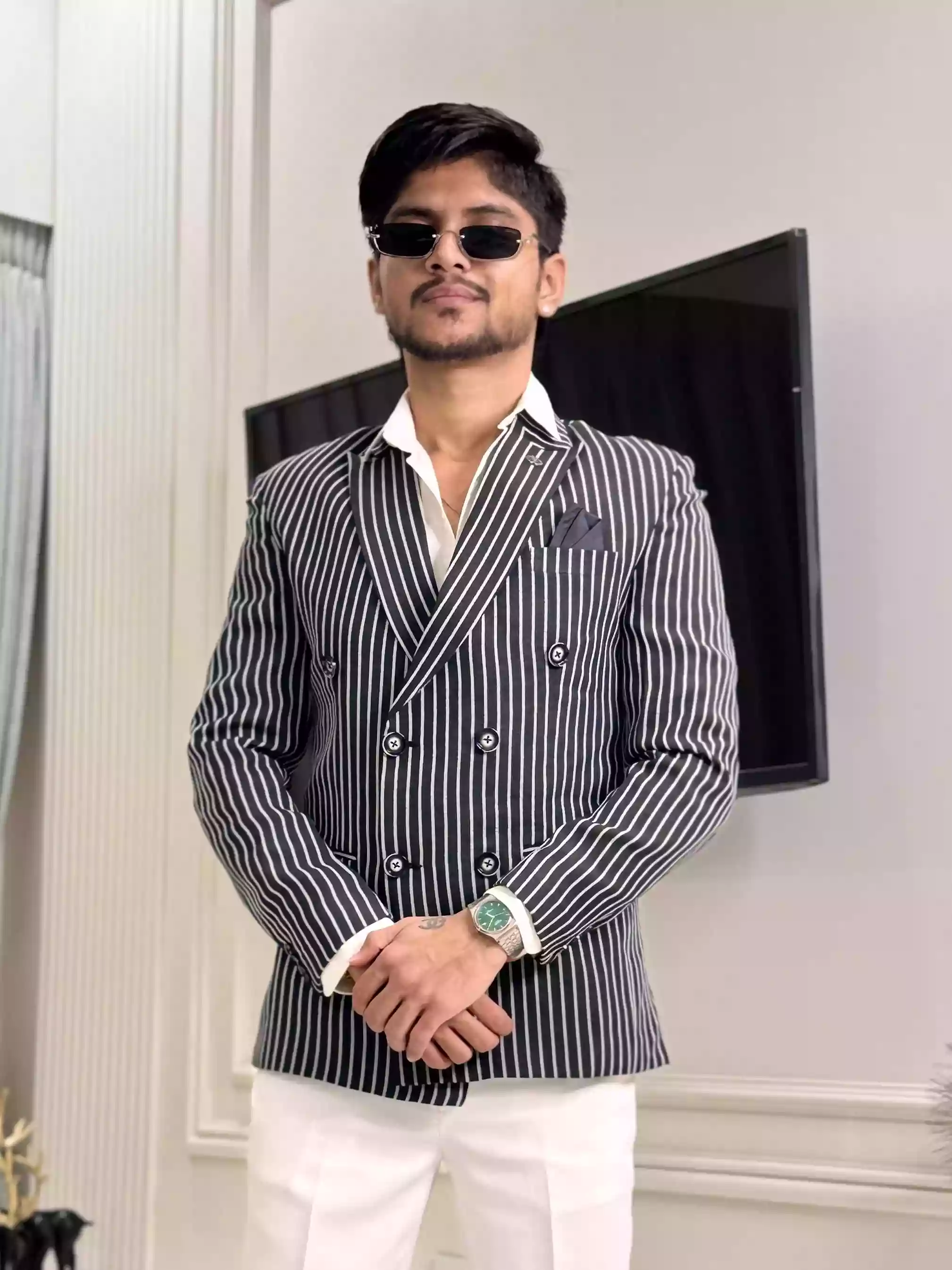 King Black GC Double-breasted Blazer