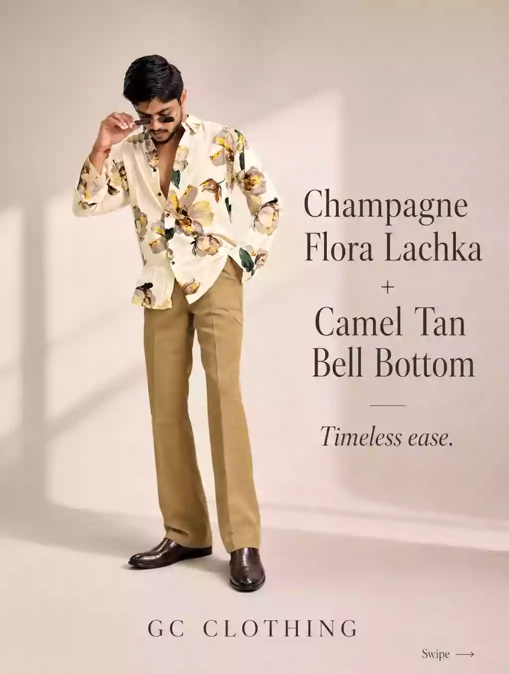 Champagne Flora Neo Lachka Retro Pair