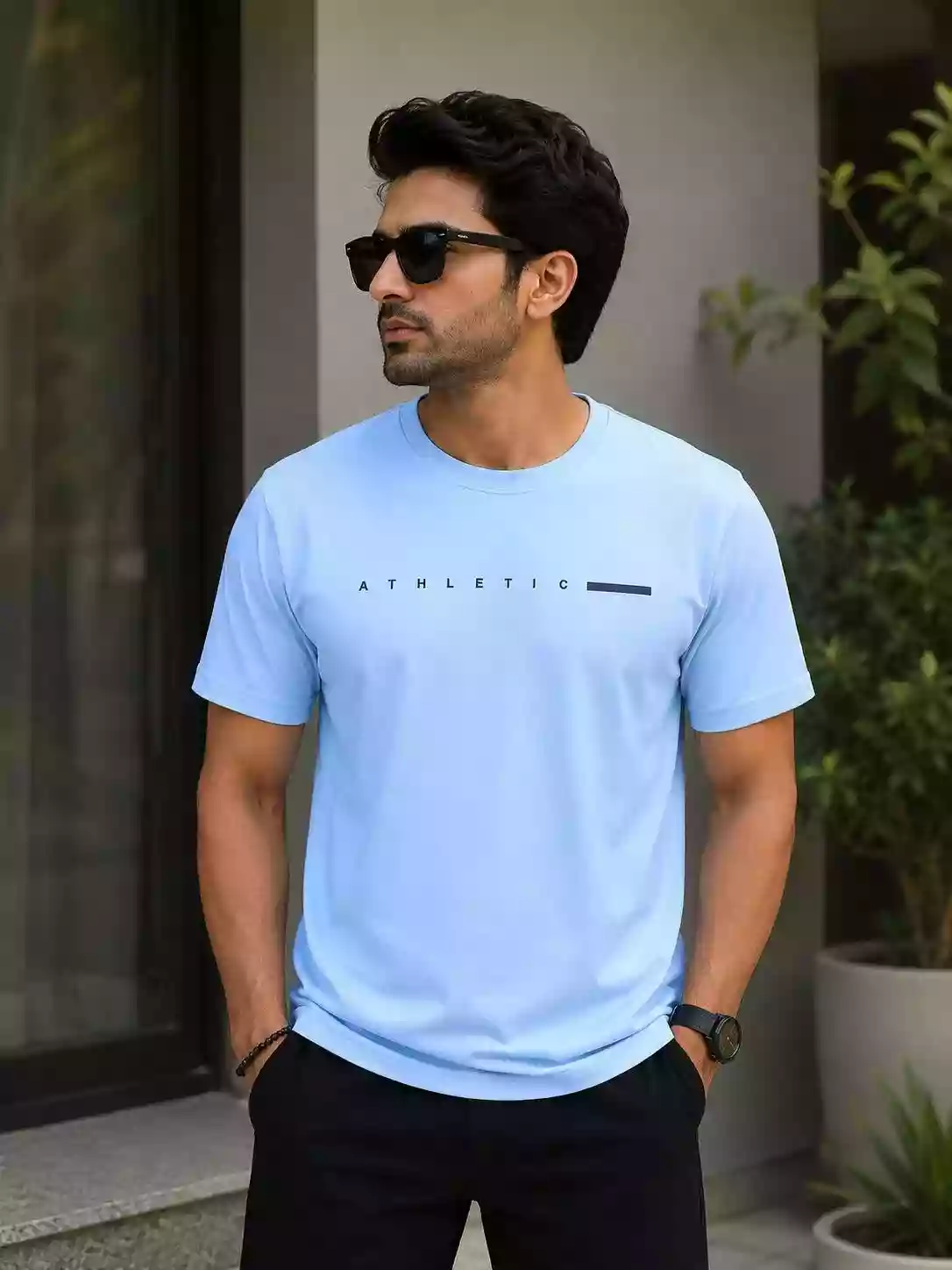Powder Blue Daily Essential Gym Fit