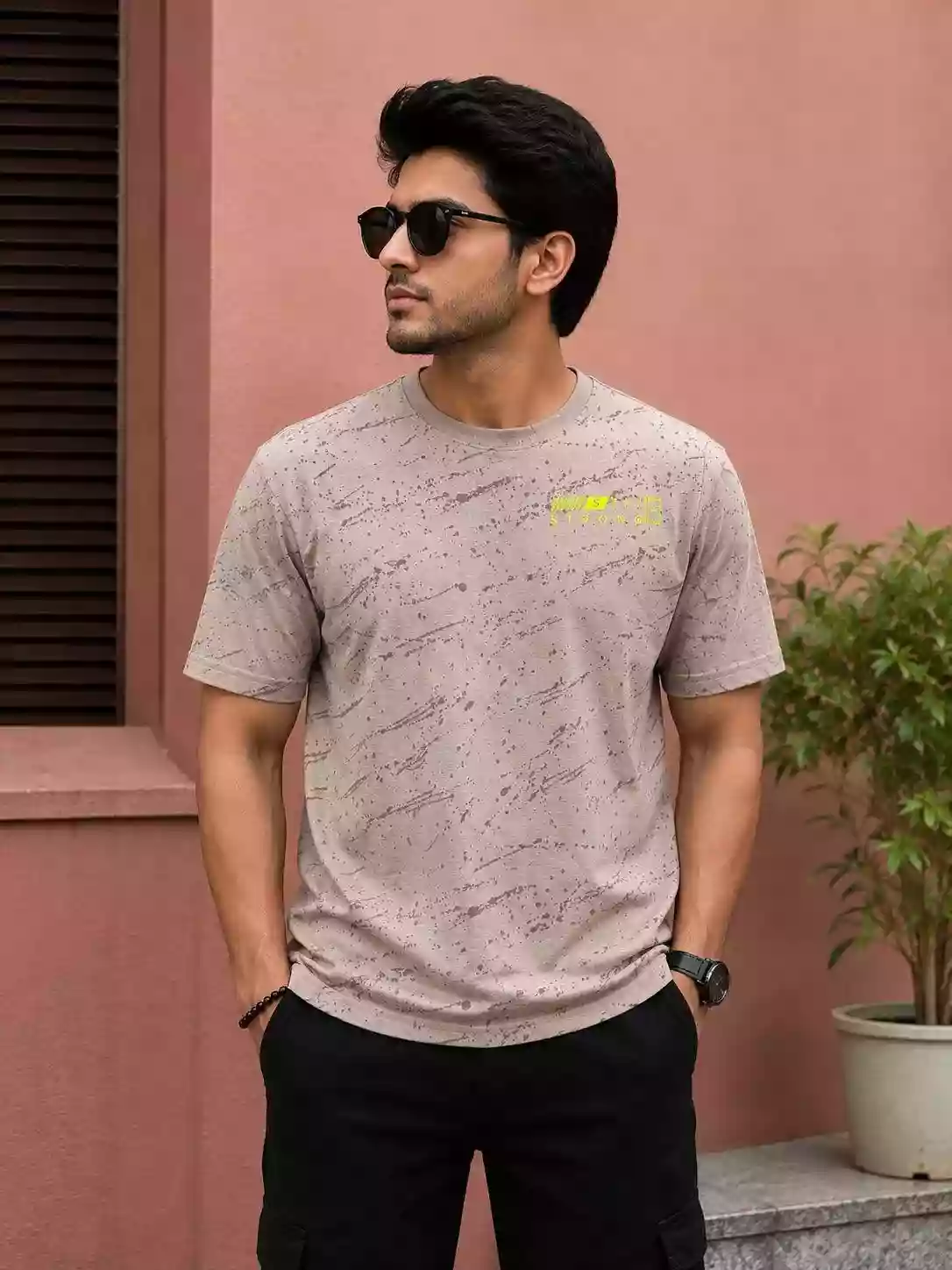 Beige Daily Essential Gym Fit