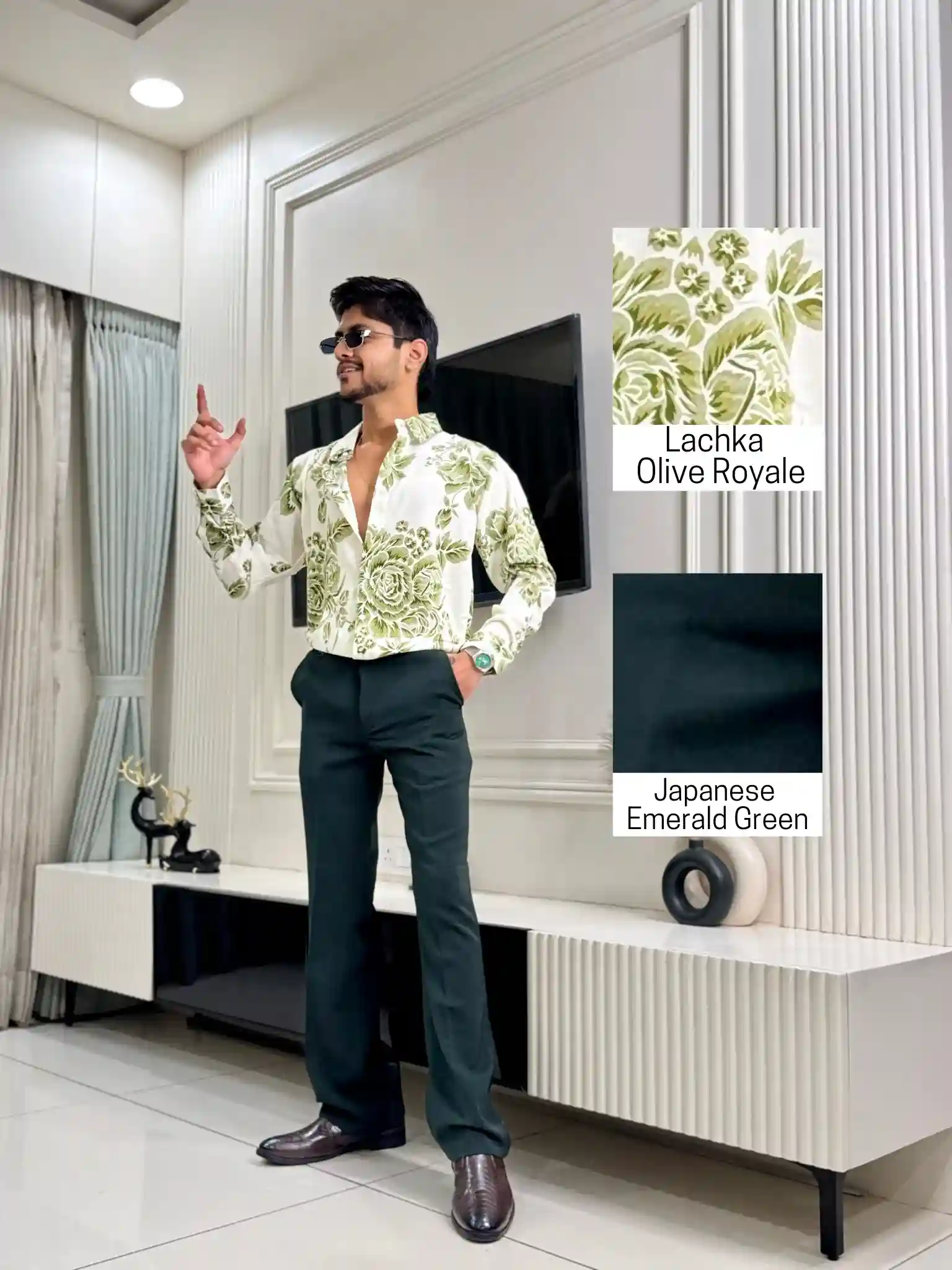 Olive Flow Neo Lachka Retro Pair