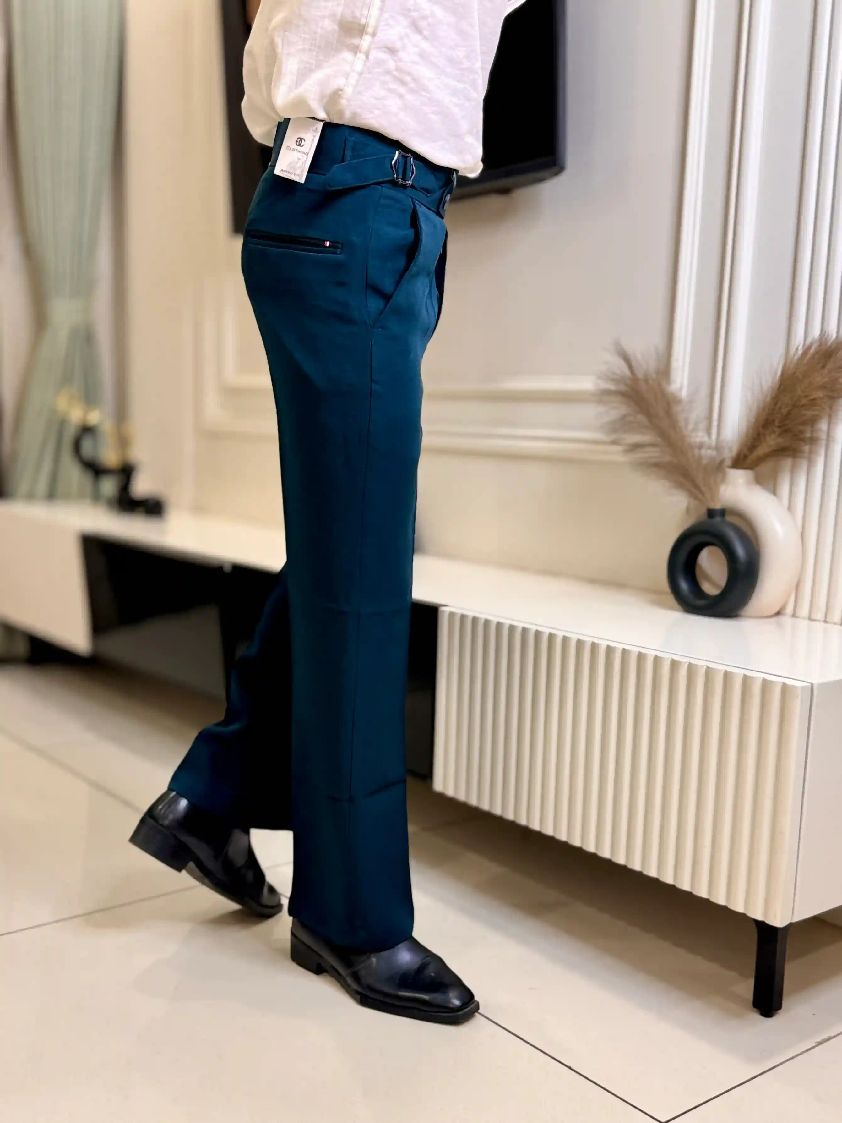 Rama Peacock GC Gurkha Bell-bottom Pant