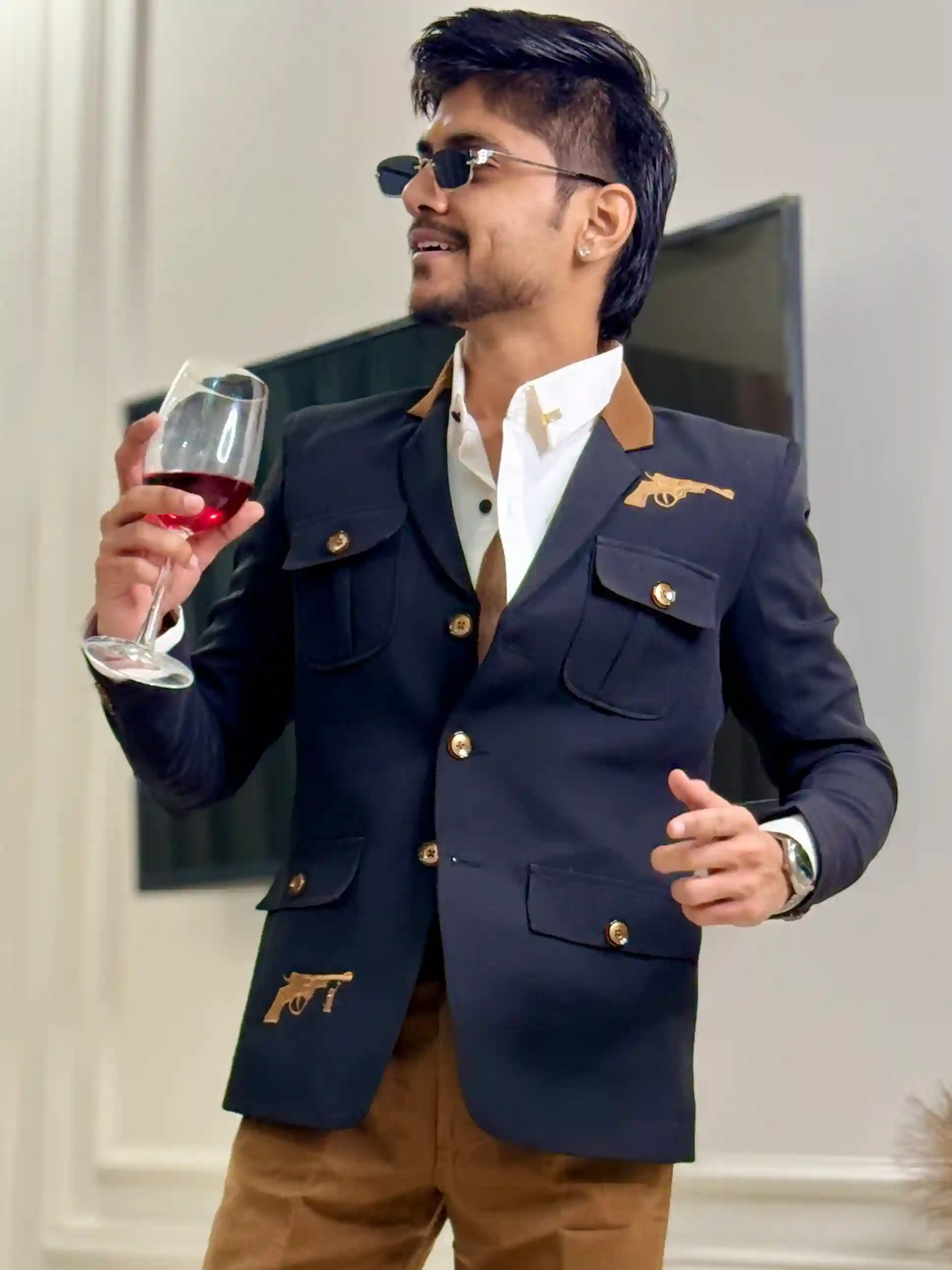 Black Revolver Reloaded Blazer
