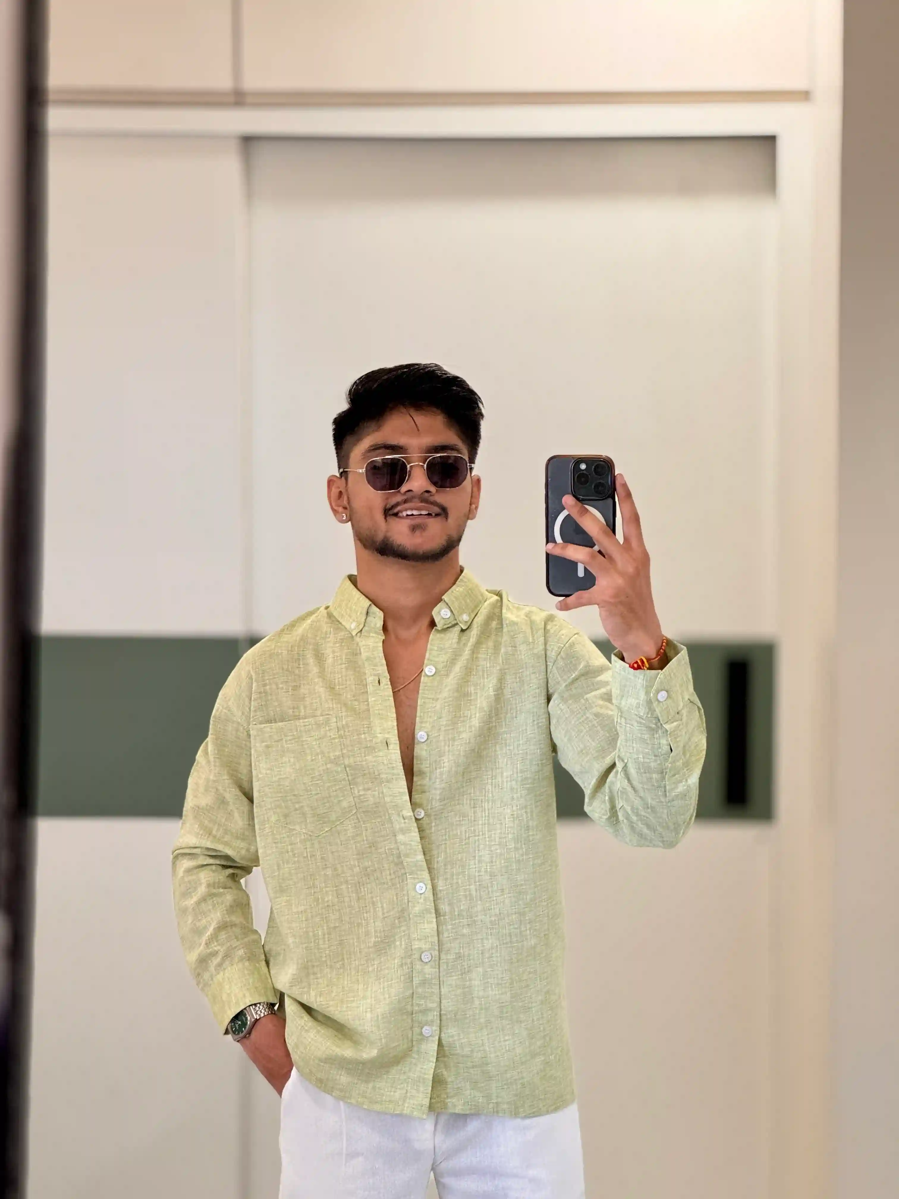 Pista GC Linen Boxy Fit Shirt